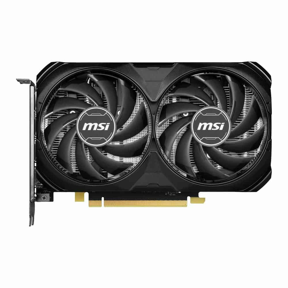 MSI NVIDIA GeForce RTX 4060 Ti 16GB VENTUS 2X BLACK OC Ada Lovelace Graphics Card